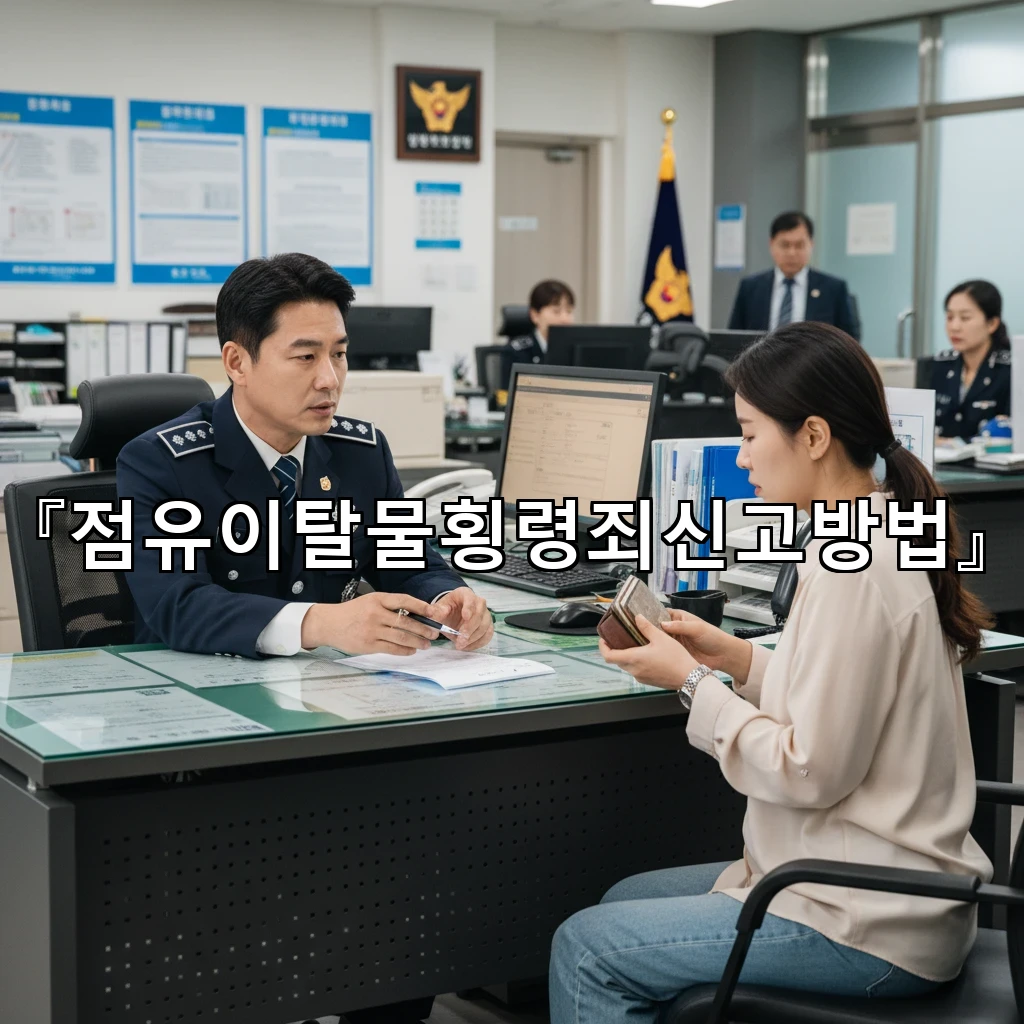 점유이탈물횡령죄신고방법 통화기록 등 증거 수집과 제출 방법