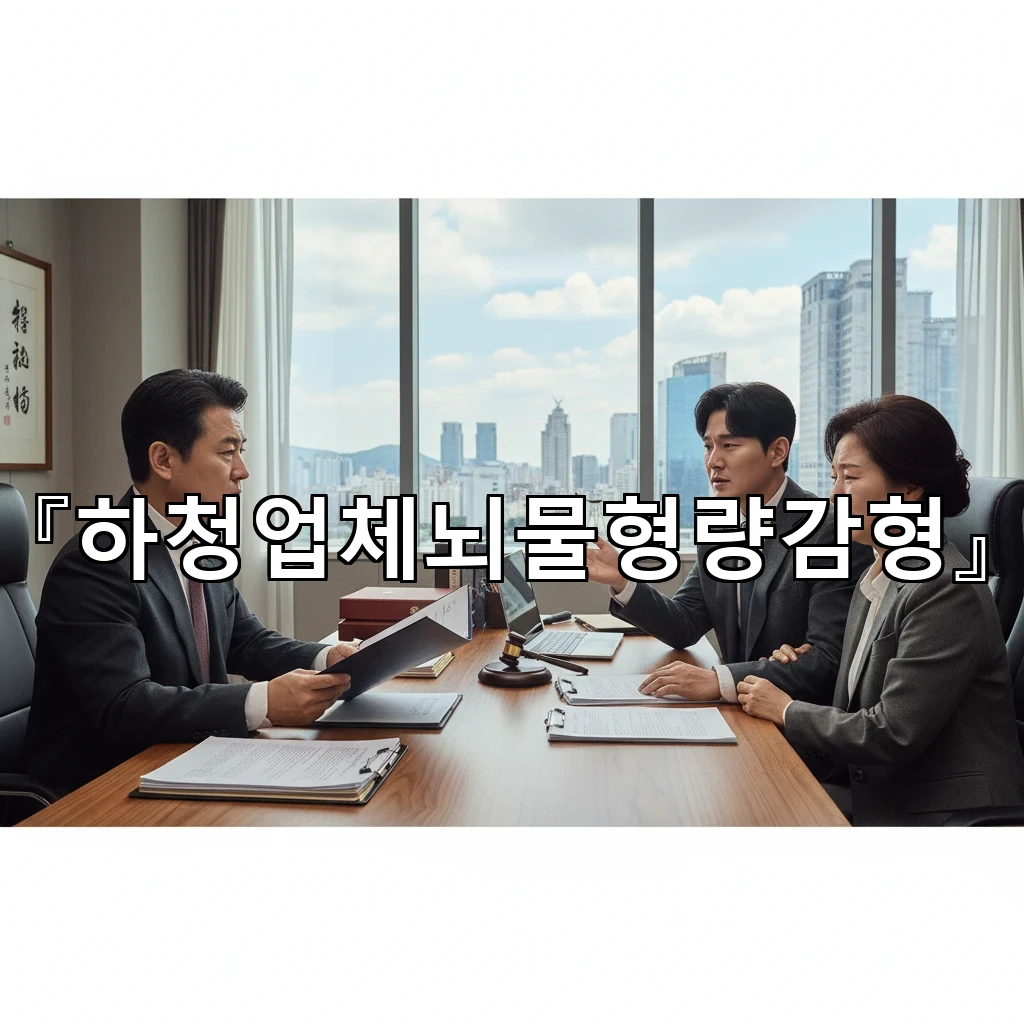 하청업체뇌물형량감형 사건에서 감경을 좌우하는 정상 사유 정리