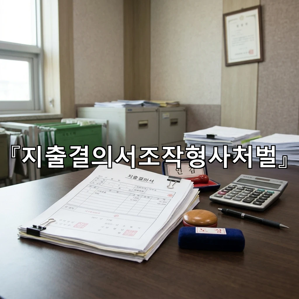 지출결의서조작형사처벌 증빙자료가 부족할 때 확인해야 할 항목들