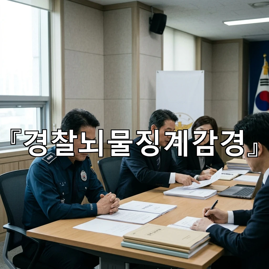 경찰뇌물징계감경 단계마다 달라지는 판단 기준을 짚어보기