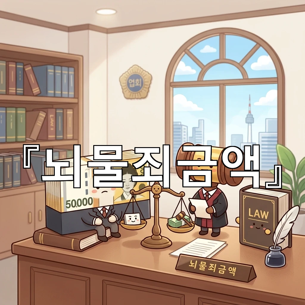 뇌물죄금액 문제를 볼 때 금품의 성격부터 따져야 하는 이유