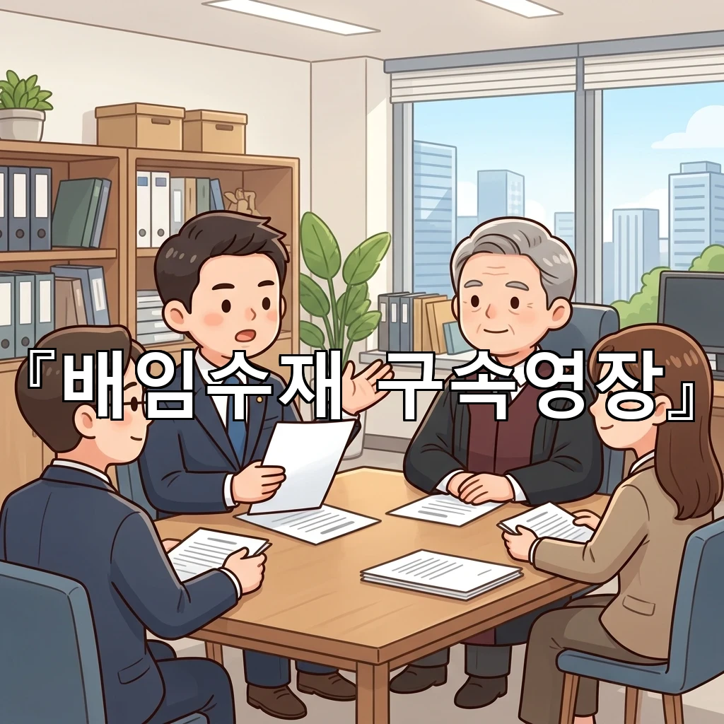 legal image 배임수재 구속영장 4049