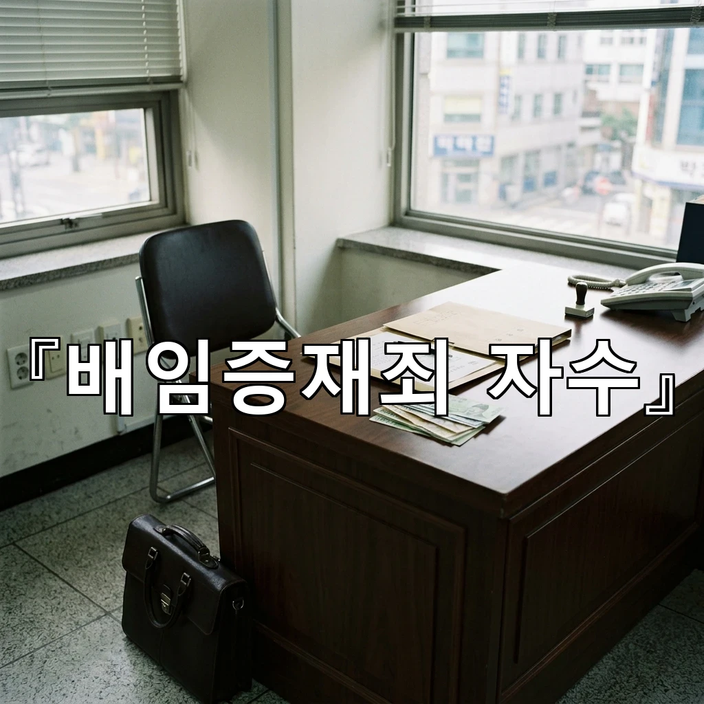 배임증재죄자수 관련 의심이 생길 때 먼저 볼 절차의 흐름