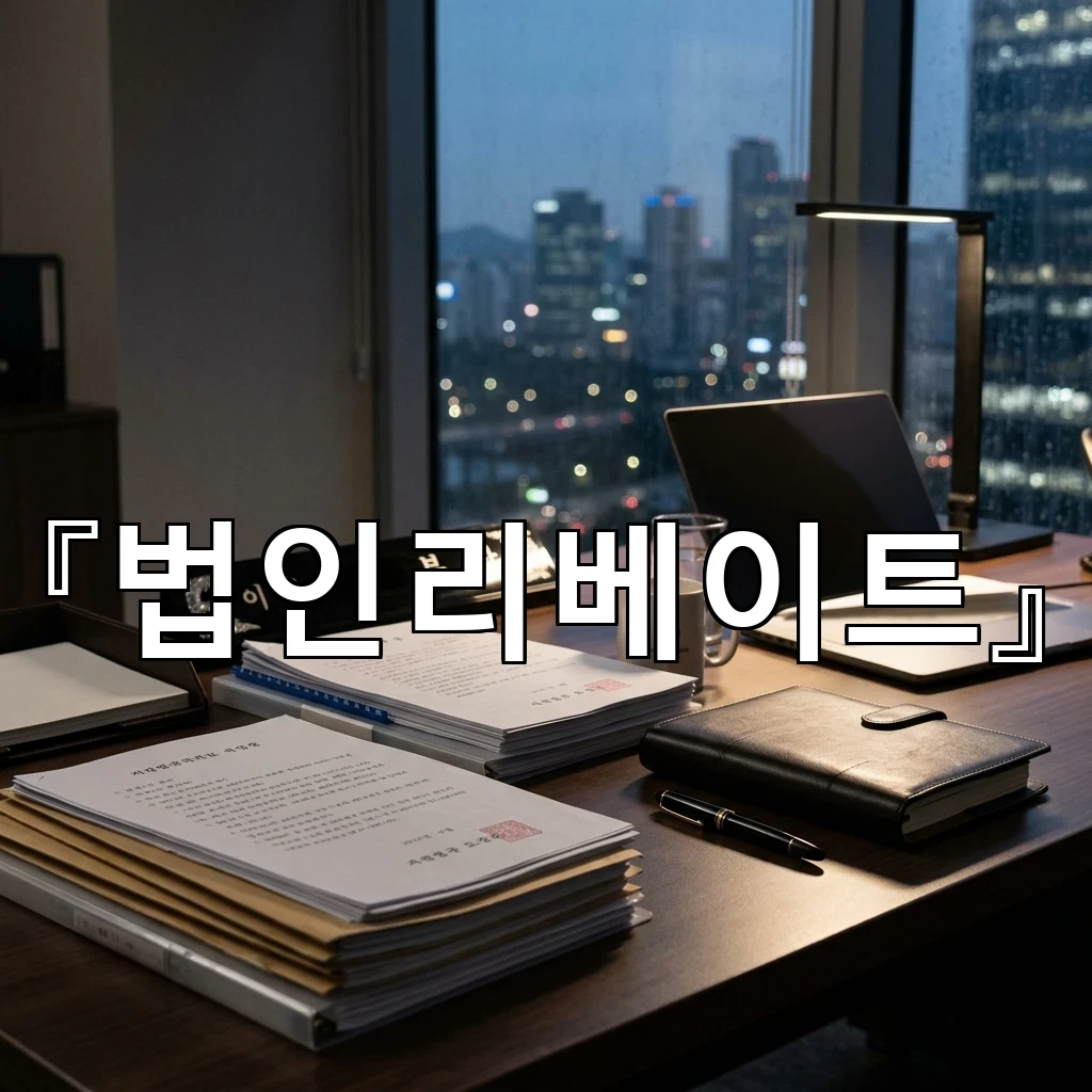 법인리베이트 흐름을 읽는 실무 관점의 핵심 정리와 대응 방식