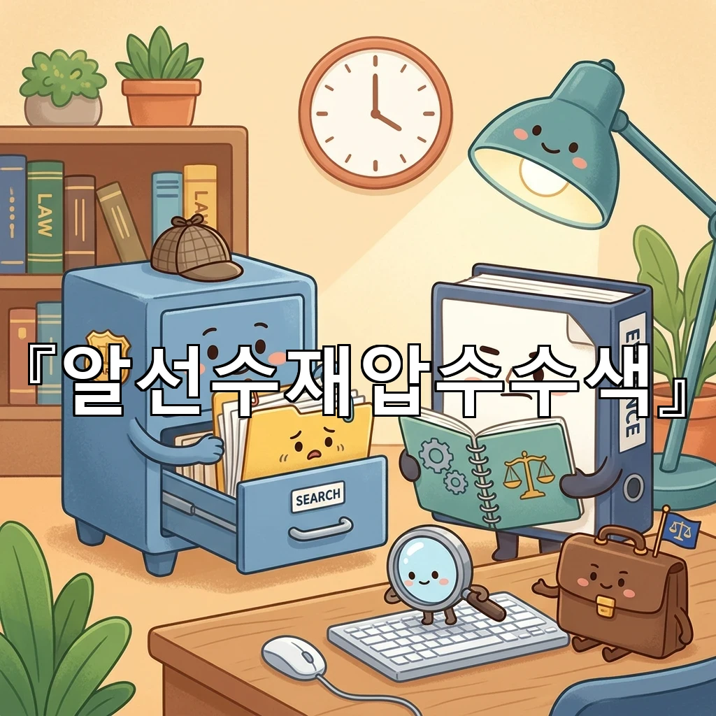 알선수재압수수색 절차가 처음이라면 알아둘 점과 준비 방향까지