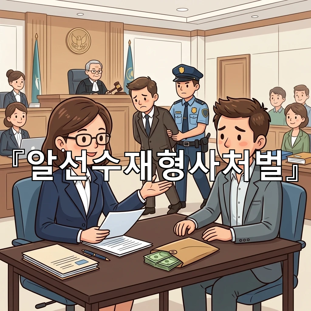 알선수재형사처벌 사건의 흐름을 읽는 첫 단계와 대응 기준