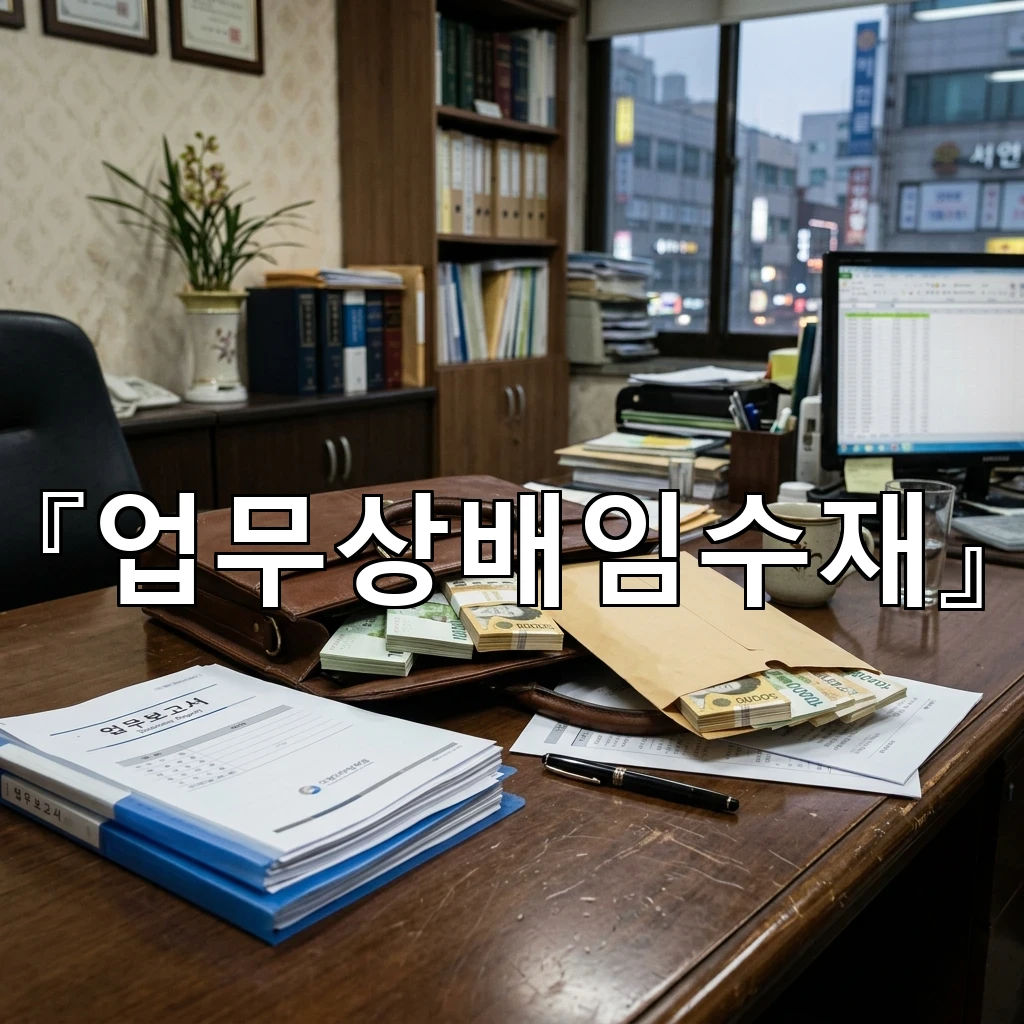 업무상배임수재 실제 쟁점과 대응 방향을 차분히 살펴보기