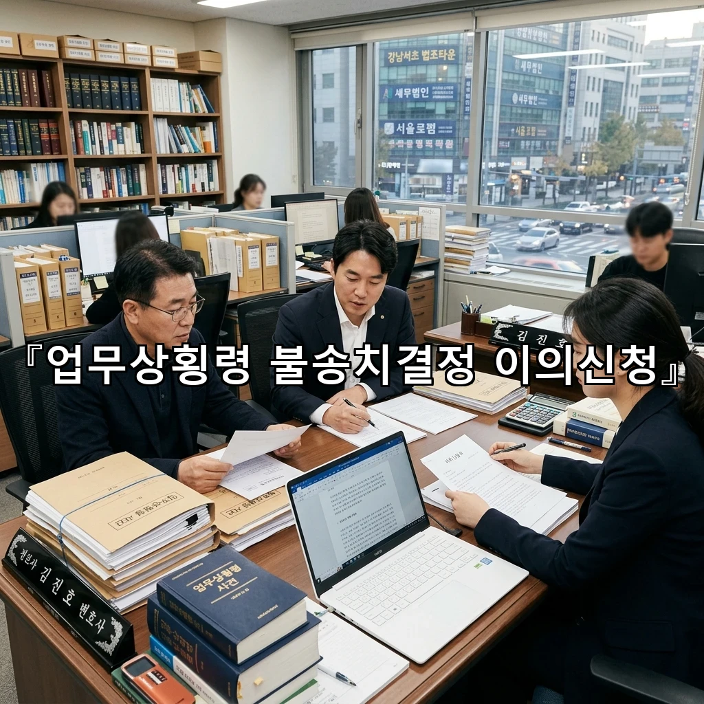legal image 업무상횡령 불송치결정 이의신청 4615