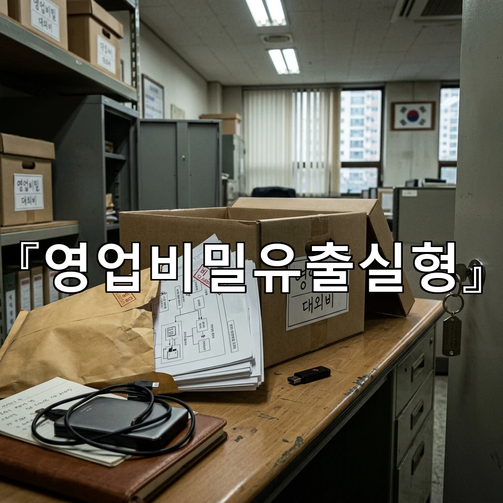 영업비밀유출실형 사건에서 재판부가 살피는 쟁점과 판단 흐름