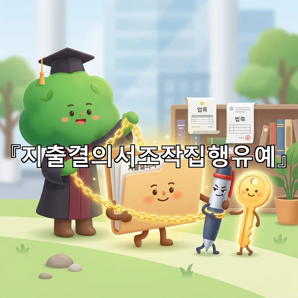 지출결의서조작집행유예 사건의 경위를 차분히 짚는 판결 해설