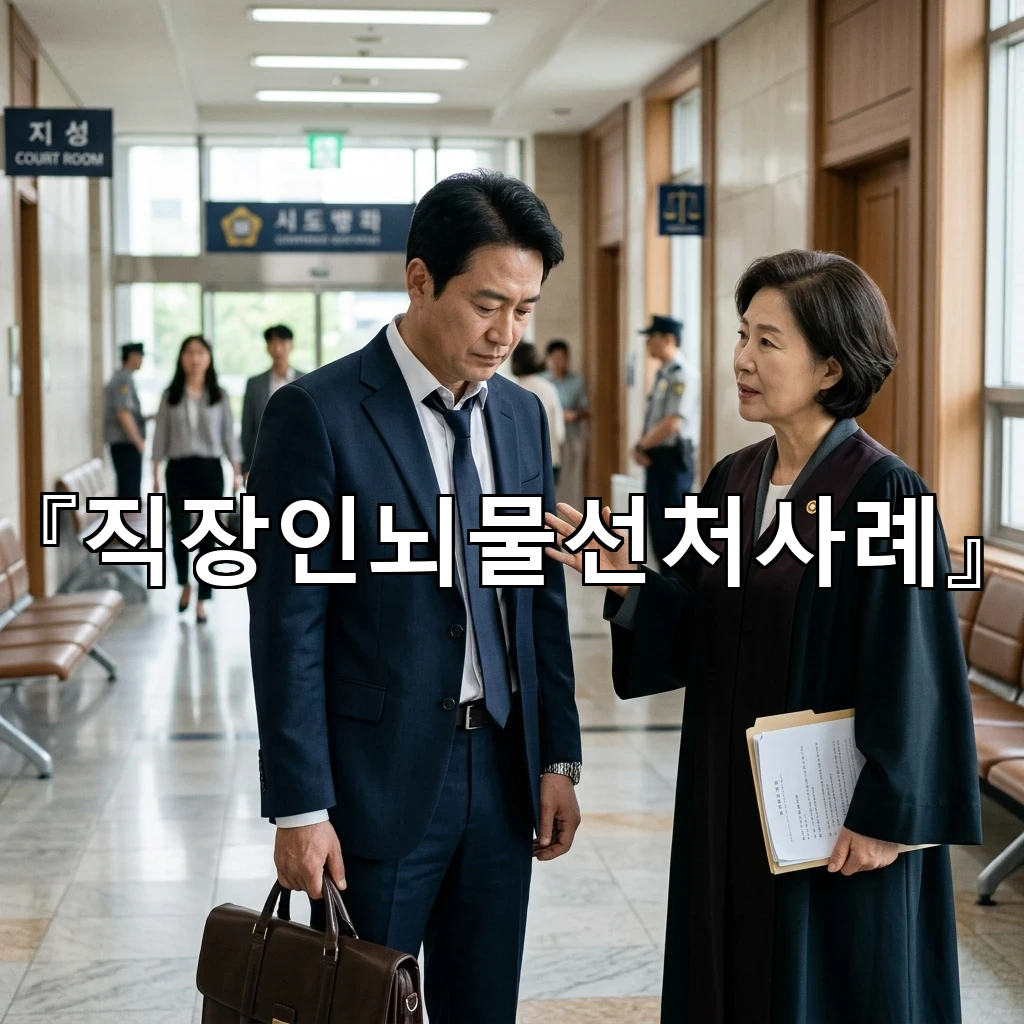 legal image 직장인뇌물선처사례 4622