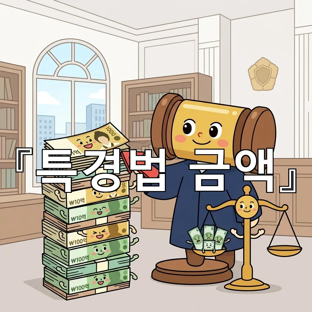특경법금액 산정 기준을 이해하는 데 필요한 핵심 흐름 정리