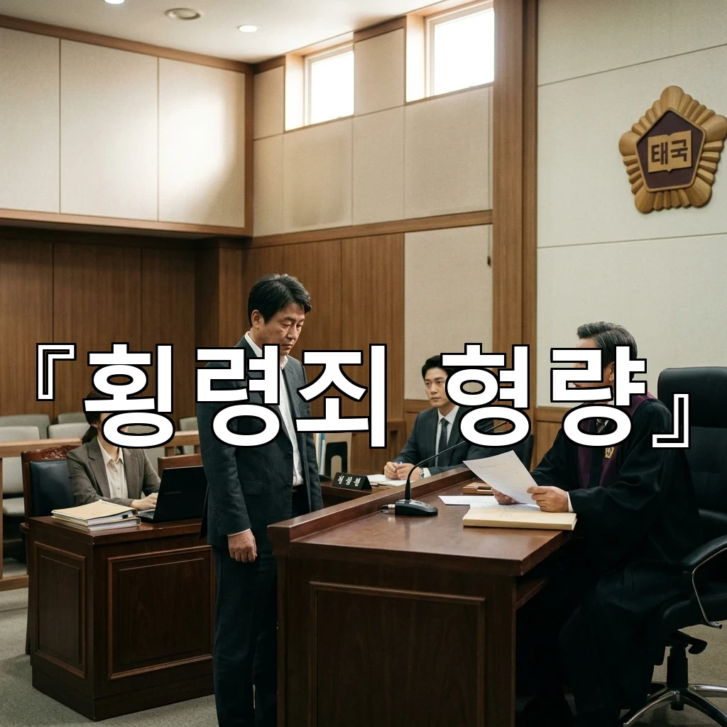 횡령죄형량 기준을 둘러싼 판단 요소를 차분히 정리한 글