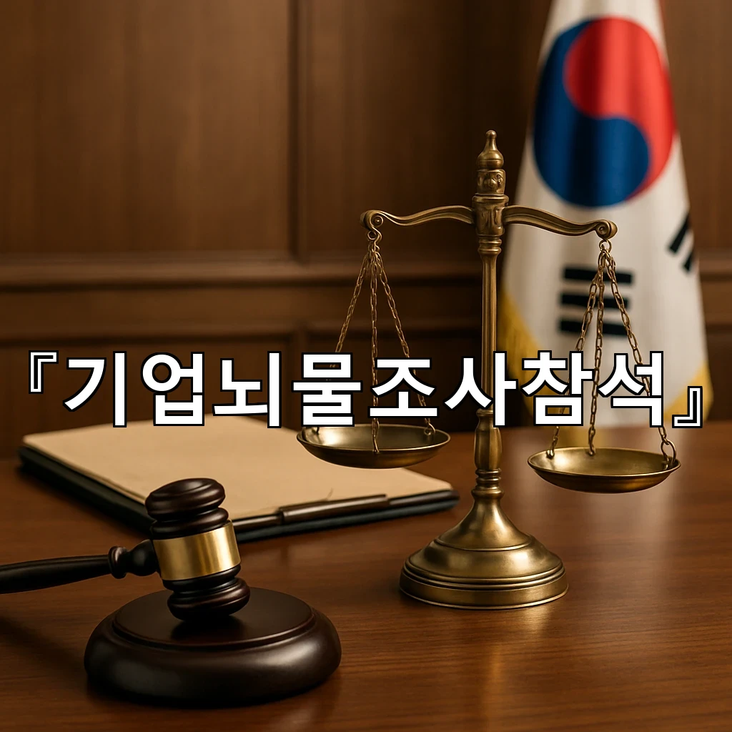 legal image 기업뇌물조사참석 4816