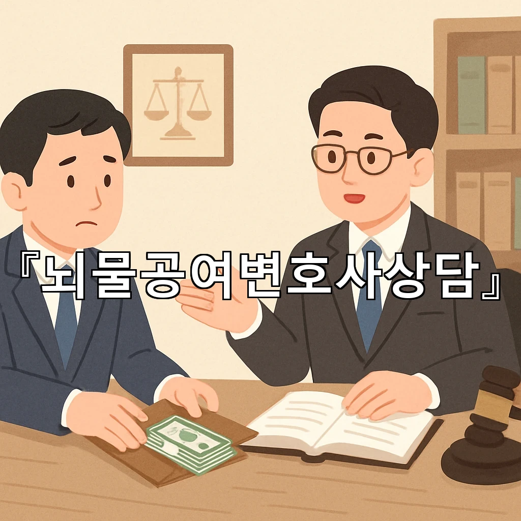 뇌물공여변호사상담 수사 흐름을 먼저 읽는 현실적인 기준