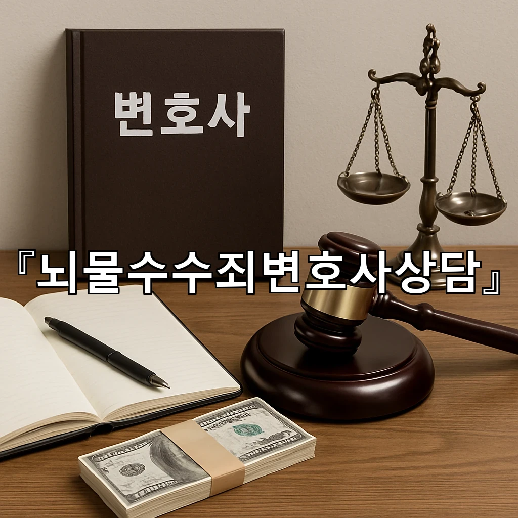 뇌물수수죄변호사상담 판단의 흐름을 먼저 읽는 대응 길잡이