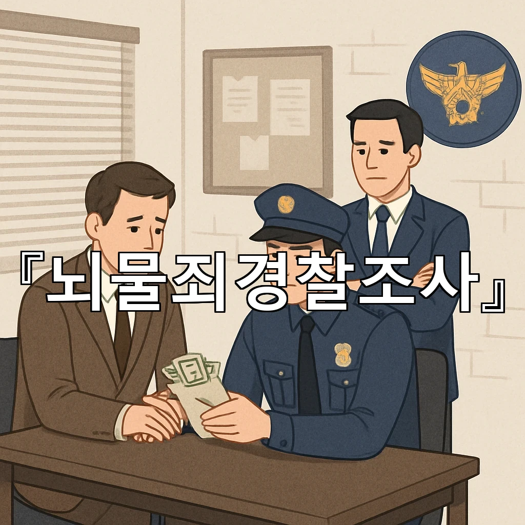 뇌물죄경찰조사 첫 연락 뒤 침착하게 준비해야 할 핵심 흐름