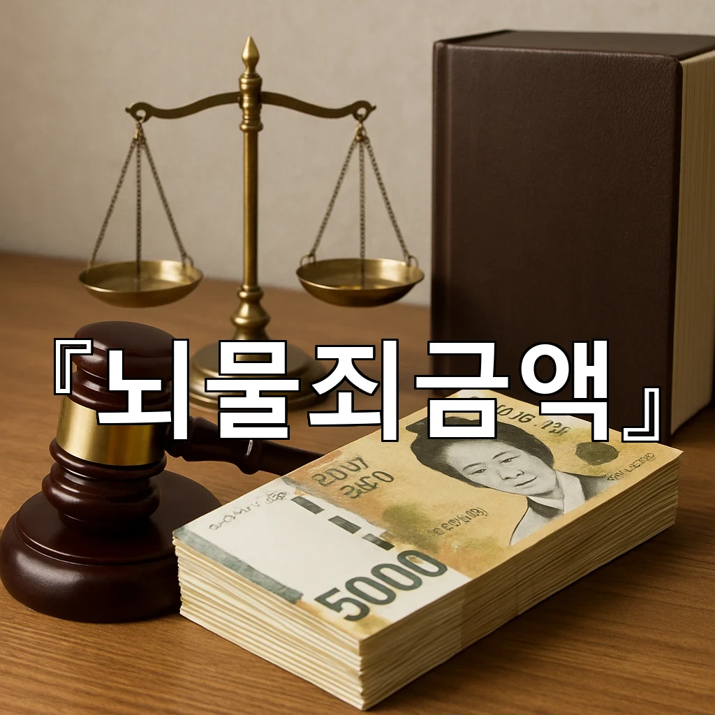 뇌물죄금액 문제를 풀 때 대가관계가 먼저 드러나는 이유