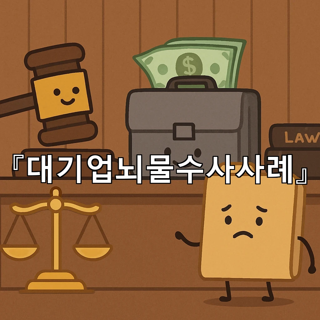 대기업뇌물수사사례 내부 의사결정이 흔들린 순간을 살피는 시선