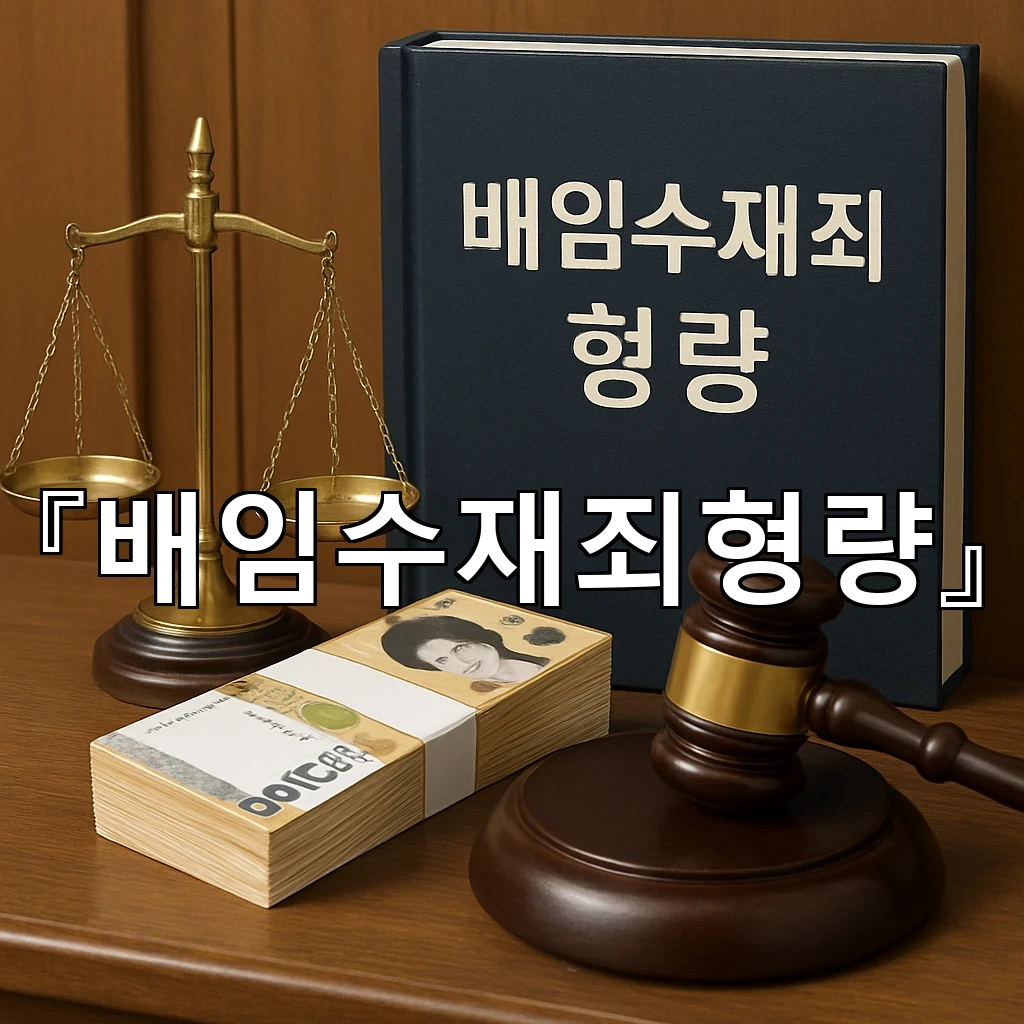 배임수재죄형량 판단 앞에서 놓치기 쉬운 쟁점과 대응 방향 정리