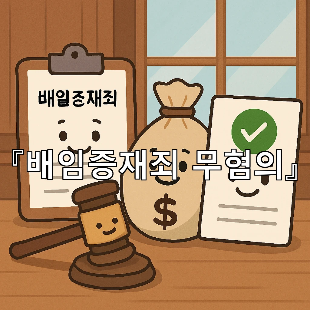 배임증재죄무혐의 자료 흐름을 다시 짚어보는 실무 관점 정리