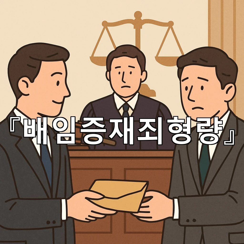 배임증재죄형량 사건 흐름을 읽는 첫 단계는 사실관계 정리입니다