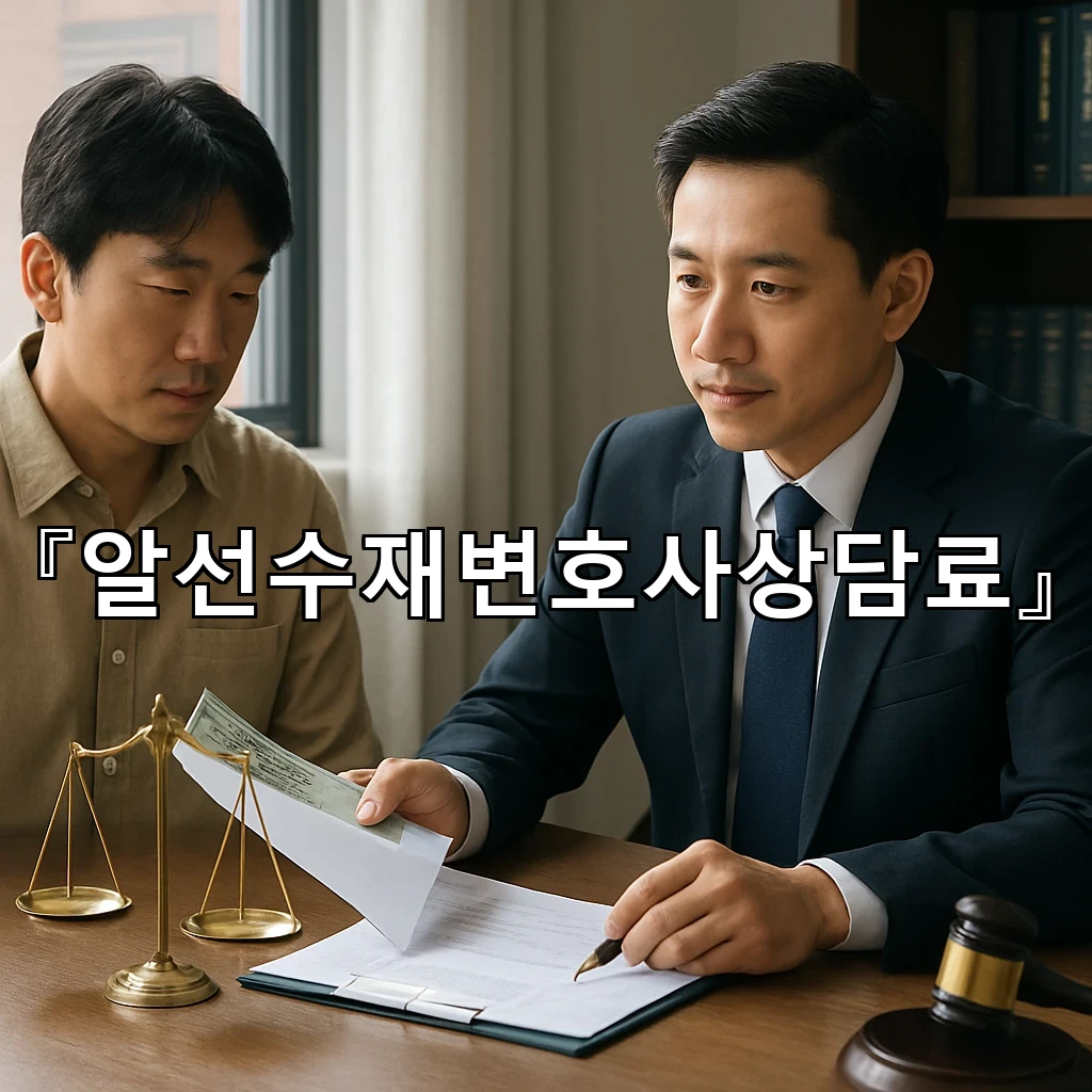 알선수재변호사상담료 흐름을 처음부터 짚는 사건 준비의 관점