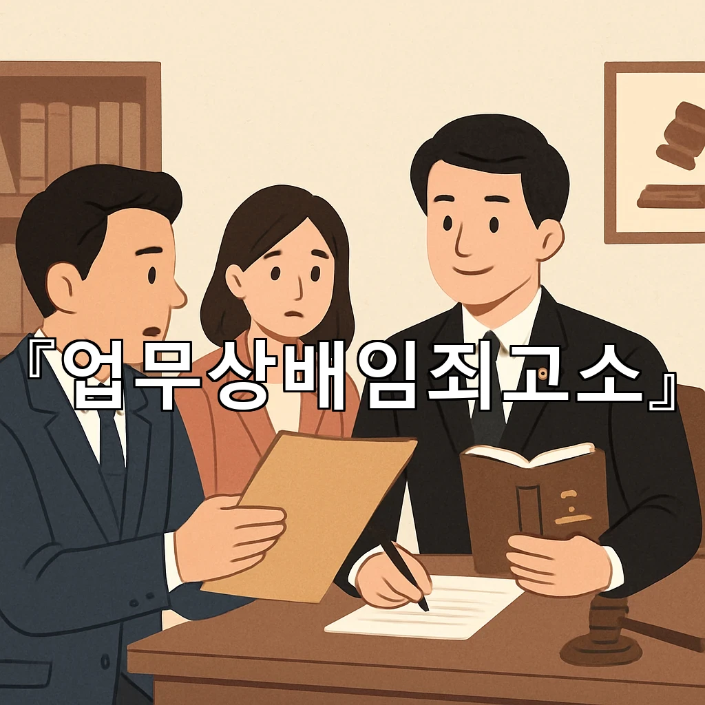 업무상배임죄고소 판단 전 내부 경위와 손실 범위 살피기