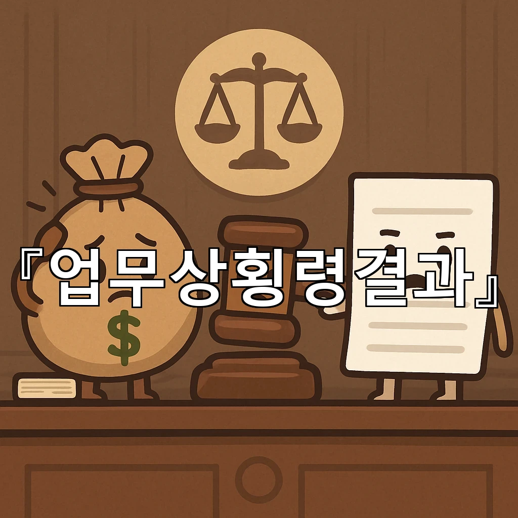 업무상횡령결과 사건의 흐름을 읽는 첫 단서와 대응의 기준 정리