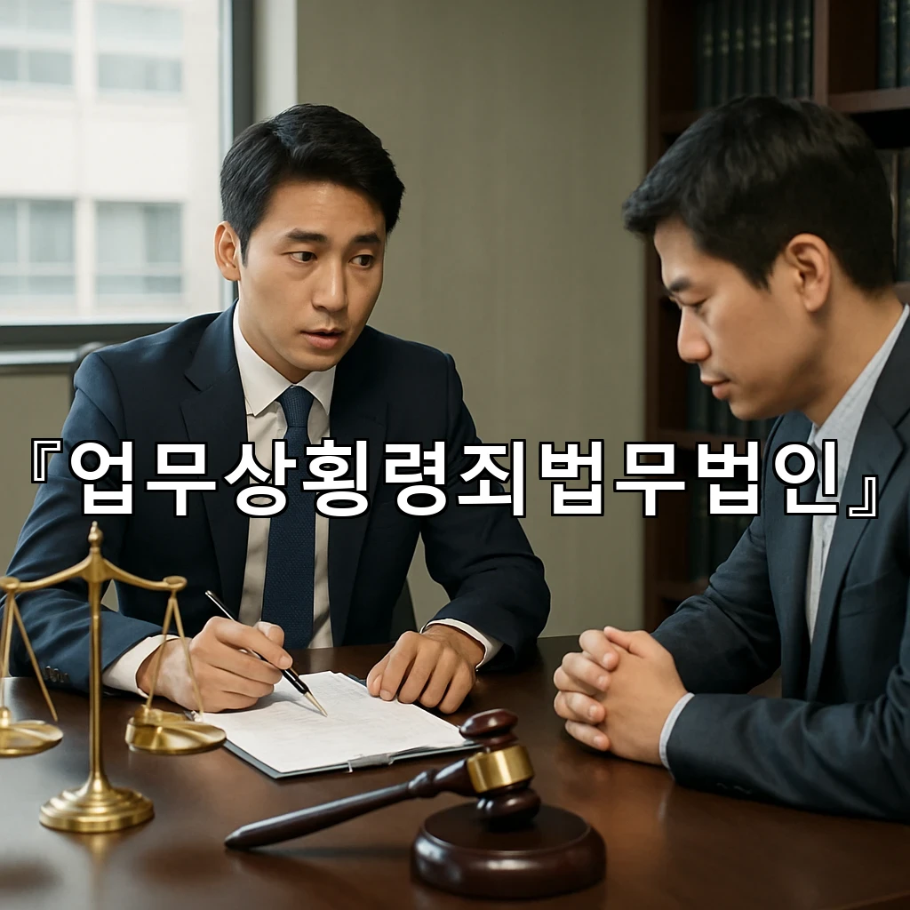 업무상횡령죄법무법인 내부 흐름을 되짚어 보는 핵심 점검