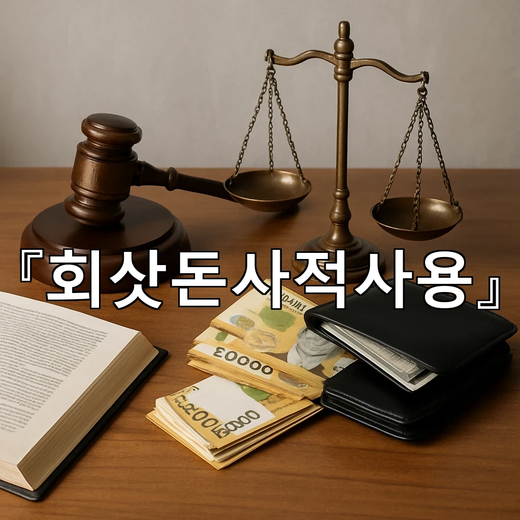 회삿돈사적사용 경계가 흐려질 때 먼저 살펴야 할 판단 기준