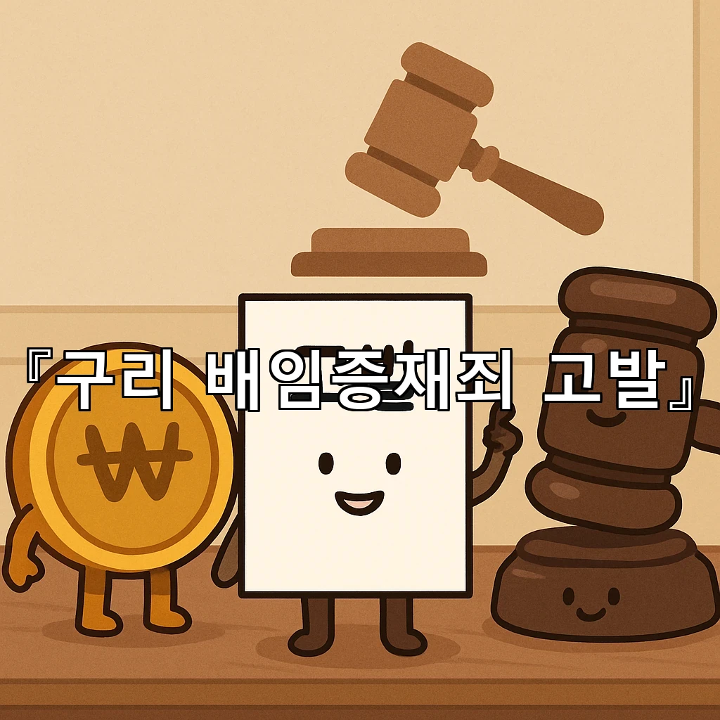 구리배임증재죄고발 현명하게 대응하는 흐름과 준비의 핵심 안내