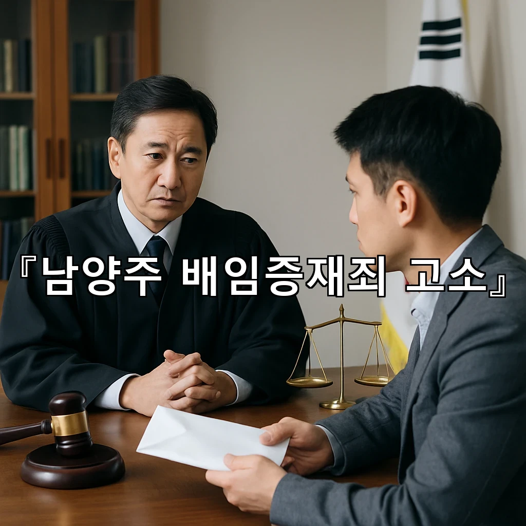 남양주배임증재죄고소 사실관계부터 짚는 절차와 핵심 쟁점 정리