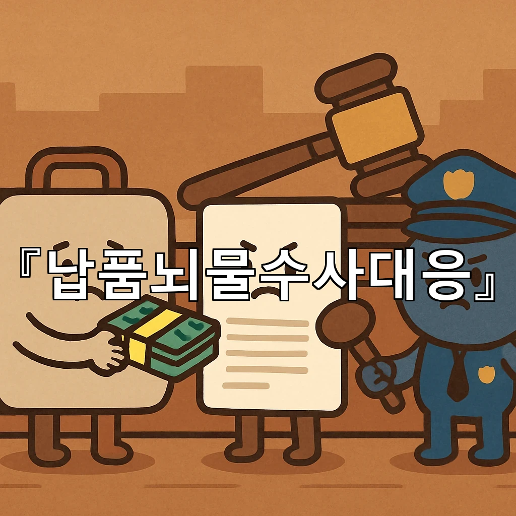 납품뇌물수사대응 기록 정리와 진술 흐름을 차분히 잡는 방법