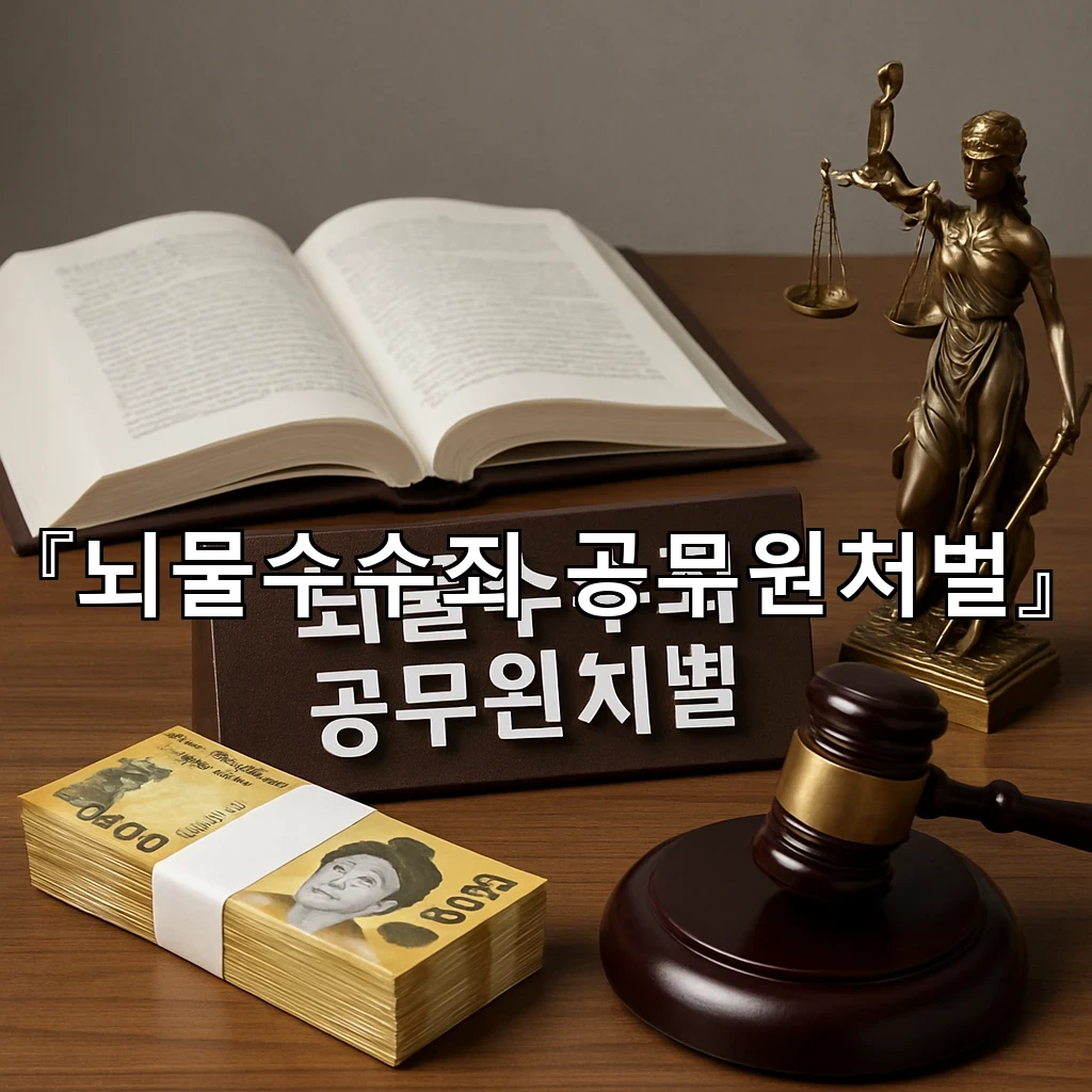 뇌물수수죄공무원처벌 기준과 현실 사이를 짚어보는 핵심 정리