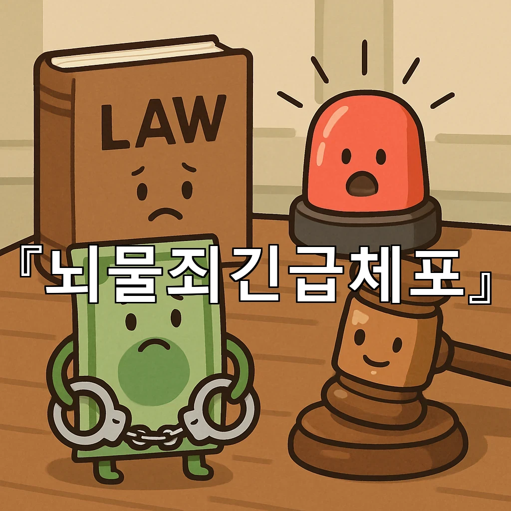 뇌물죄긴급체포 초동대응에서 흔들리지 않기 위한 실무 기준