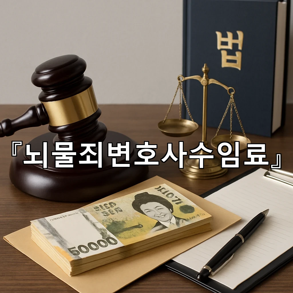 뇌물죄변호사수임료 관련 상담에서 자주 놓치는 핵심 판단 지점들