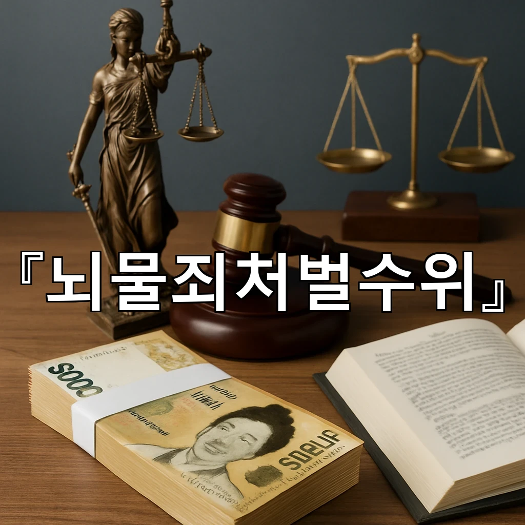뇌물죄처벌수위 먼저 알아두면 헷갈림을 줄이는 기준 정리