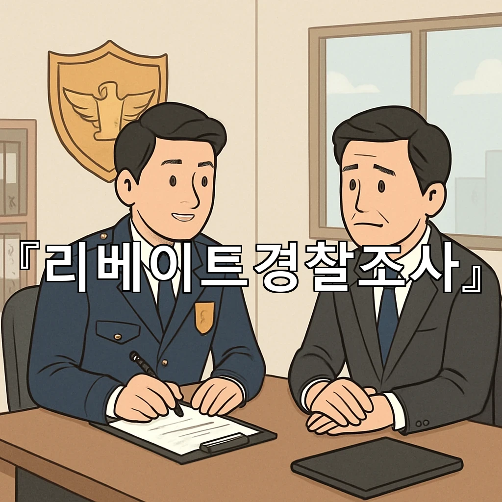 리베이트경찰조사 통보 뒤 먼저 확인할 사실과 준비 순서