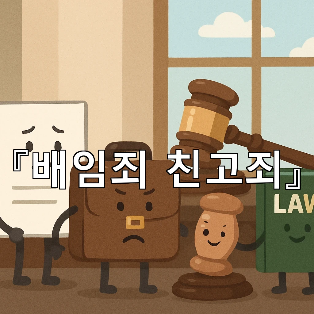 배임죄친고죄 성립을 둘러싼 오해와 사실을 차분히 살펴보기