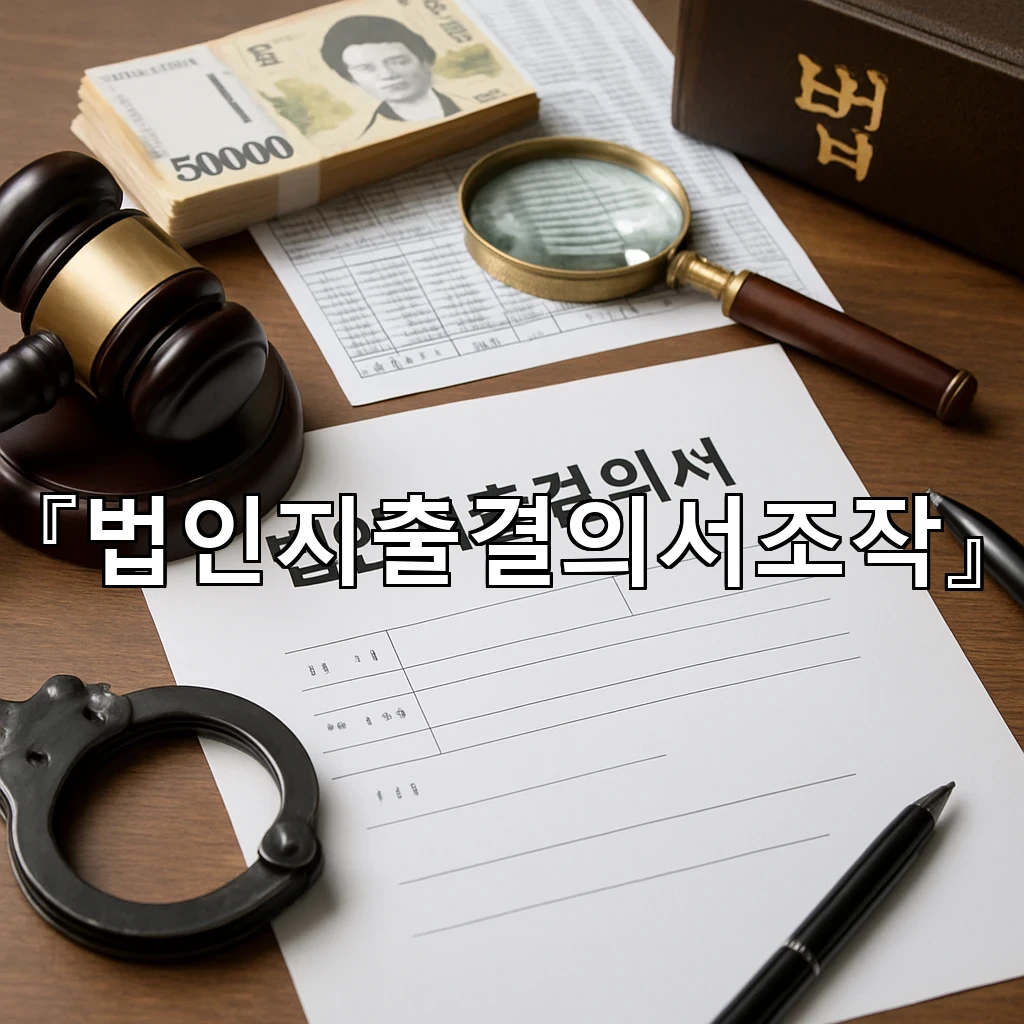법인지출결의서조작 장부의 흐름이 흔들리는 순간을 짚어보는 해설