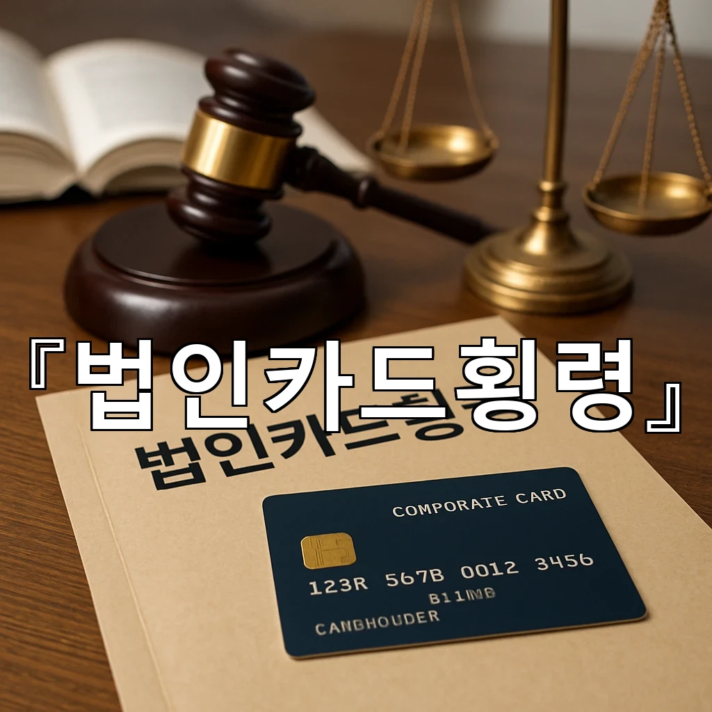 법인카드횡령 의심을 받았다면 진술보다 기록을 먼저 보는 이유
