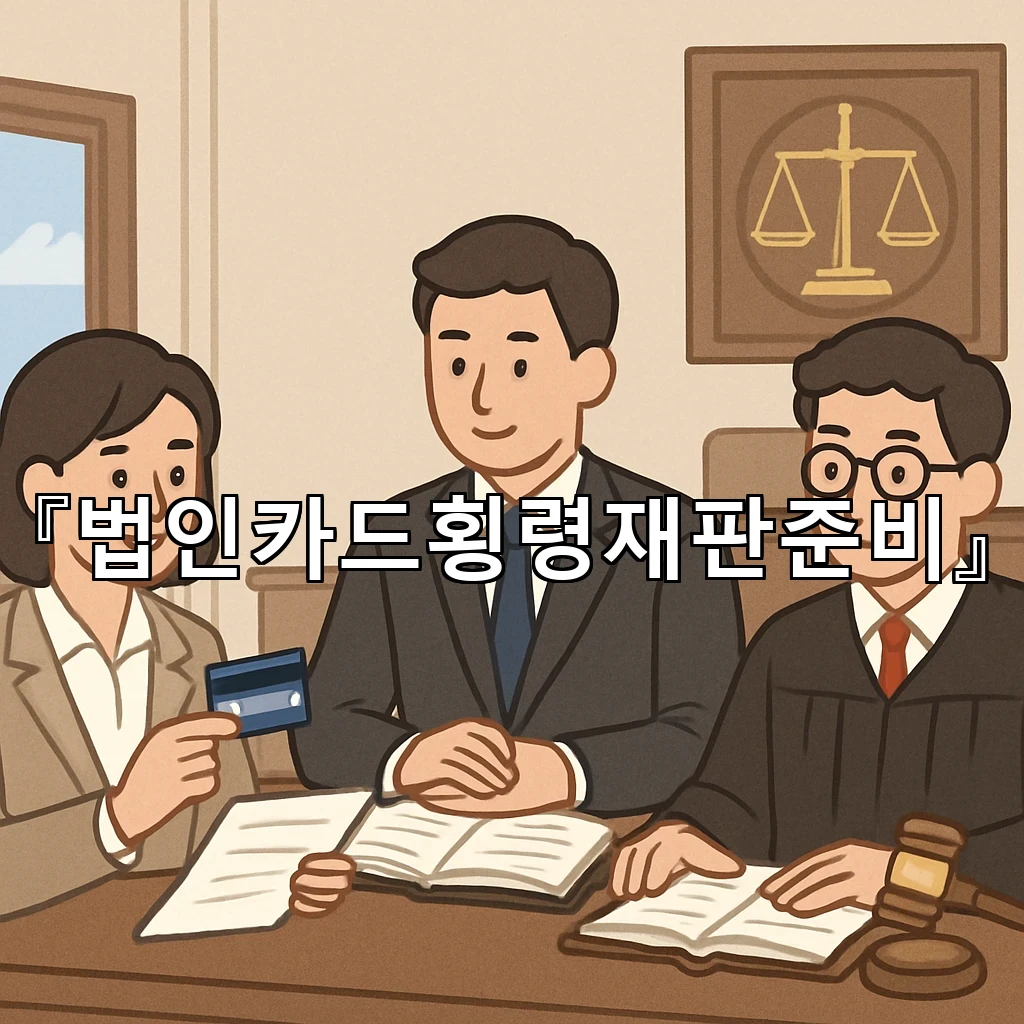 법인카드횡령재판준비 과정에서 증거를 묶는 현실적인 순서