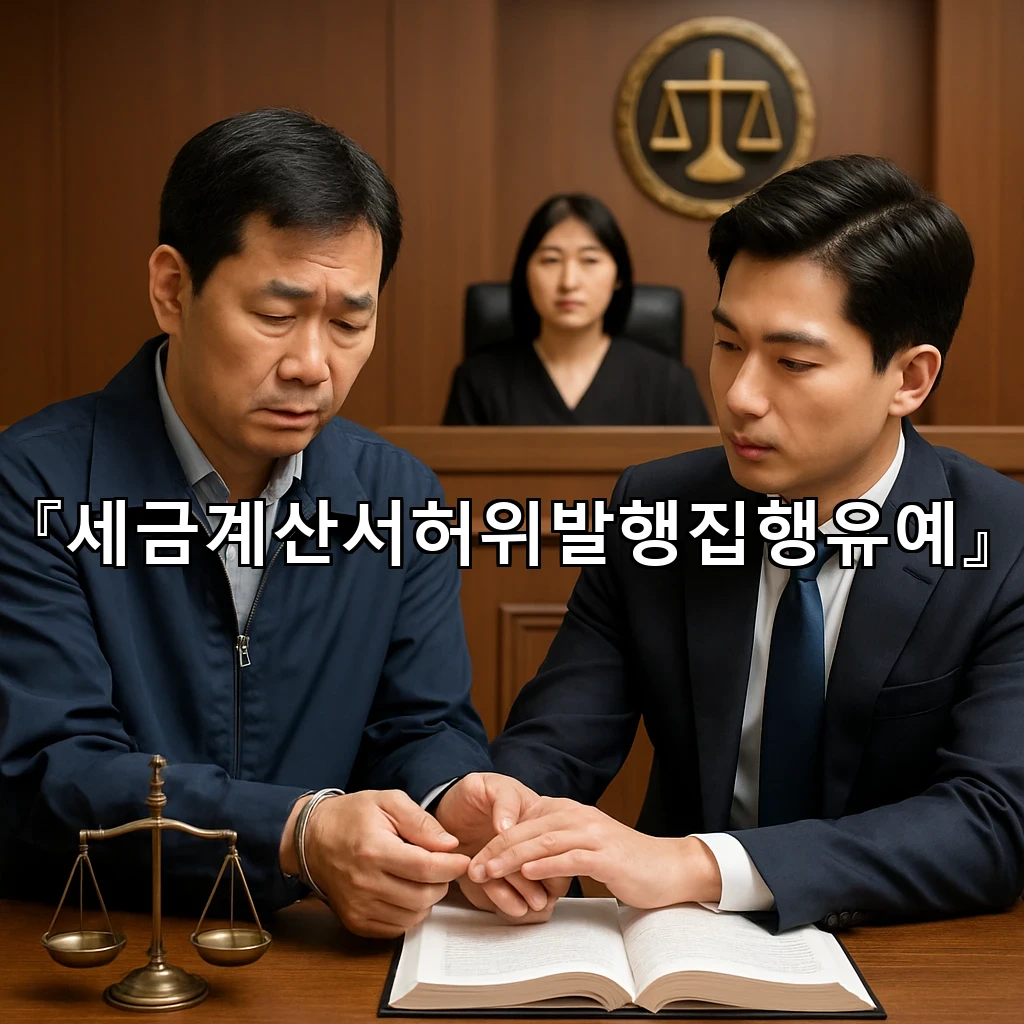 세금계산서허위발행집행유예 사실관계를 짚어보는 판결 흐름 정리