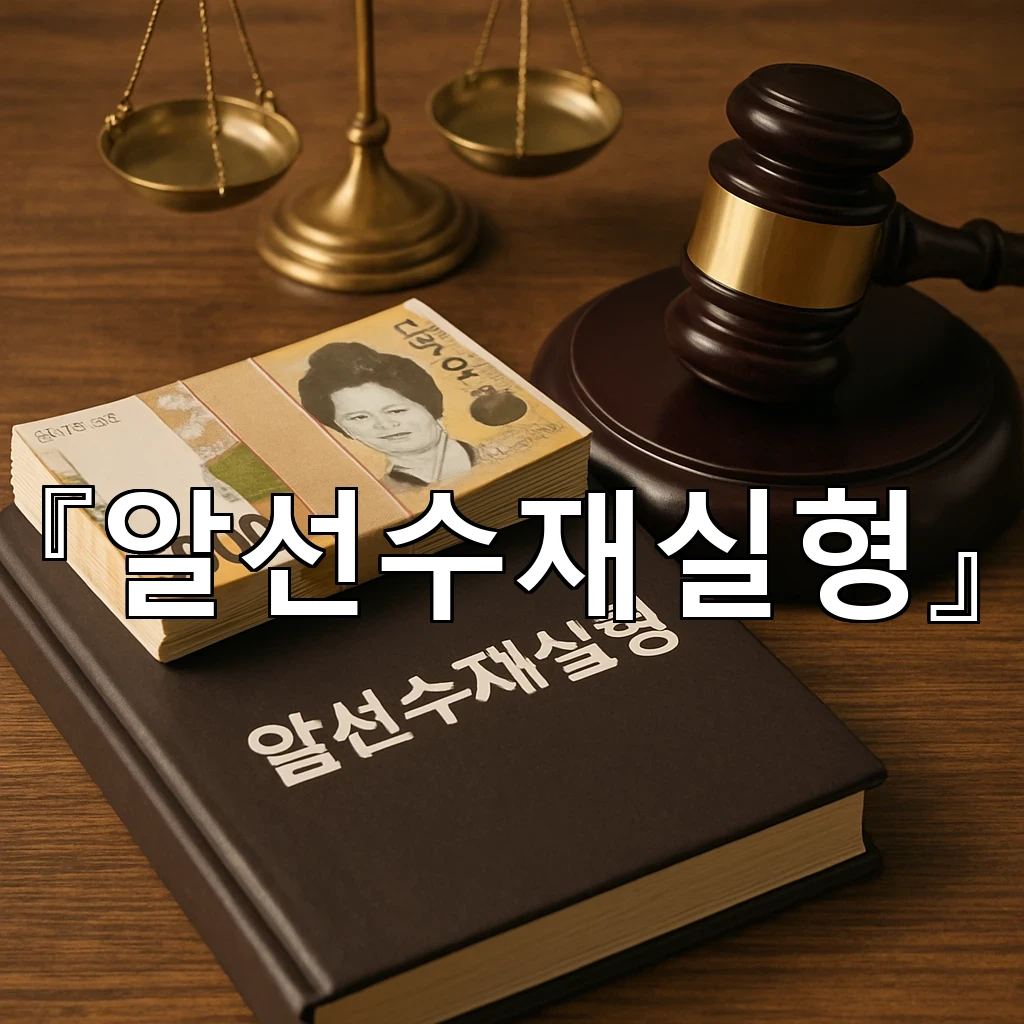 알선수재실형 판단 앞에서 정리해야 할 쟁점과 흐름의 변화