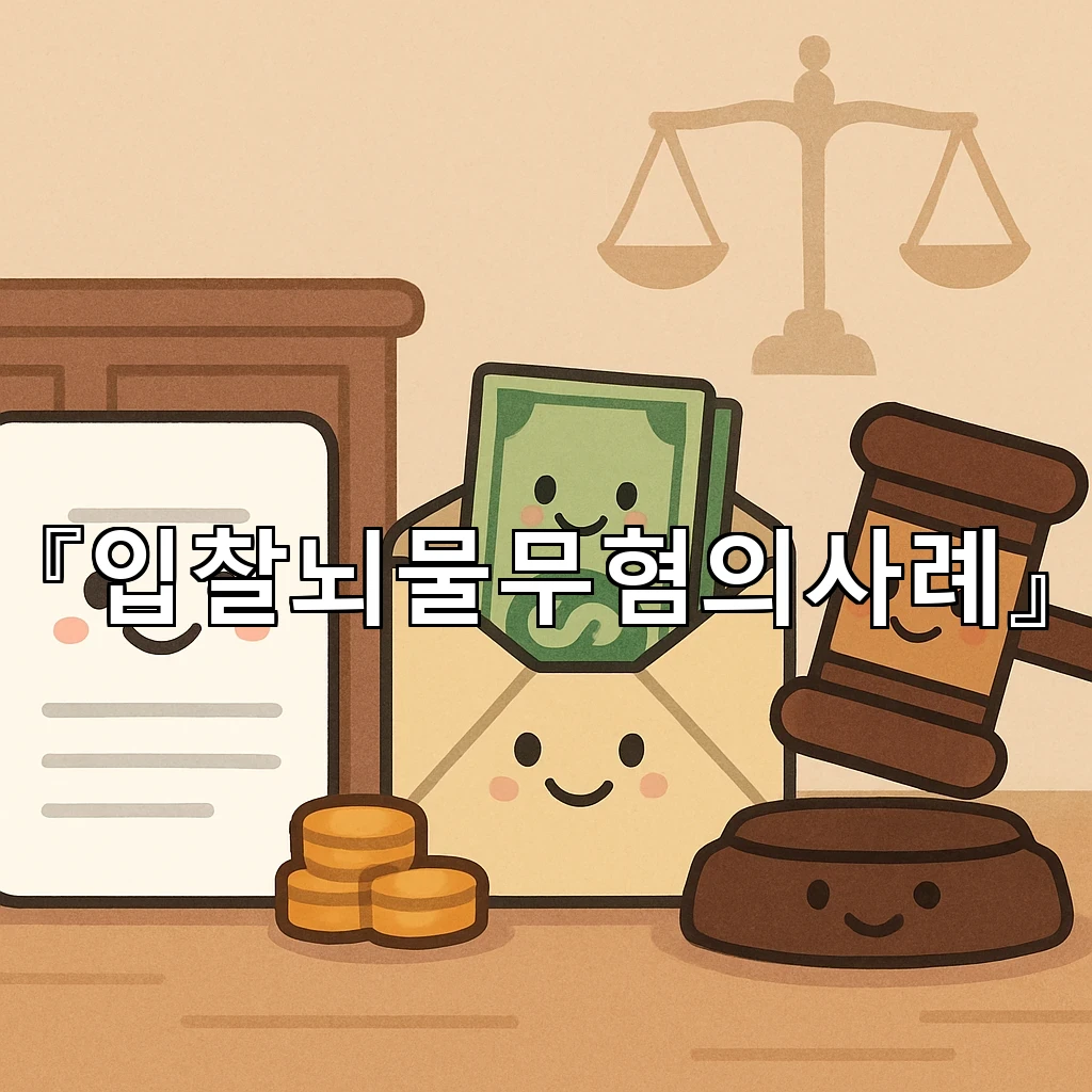 입찰뇌물무혐의사례 수사 초기부터 달라지는 진술 정리의 핵심