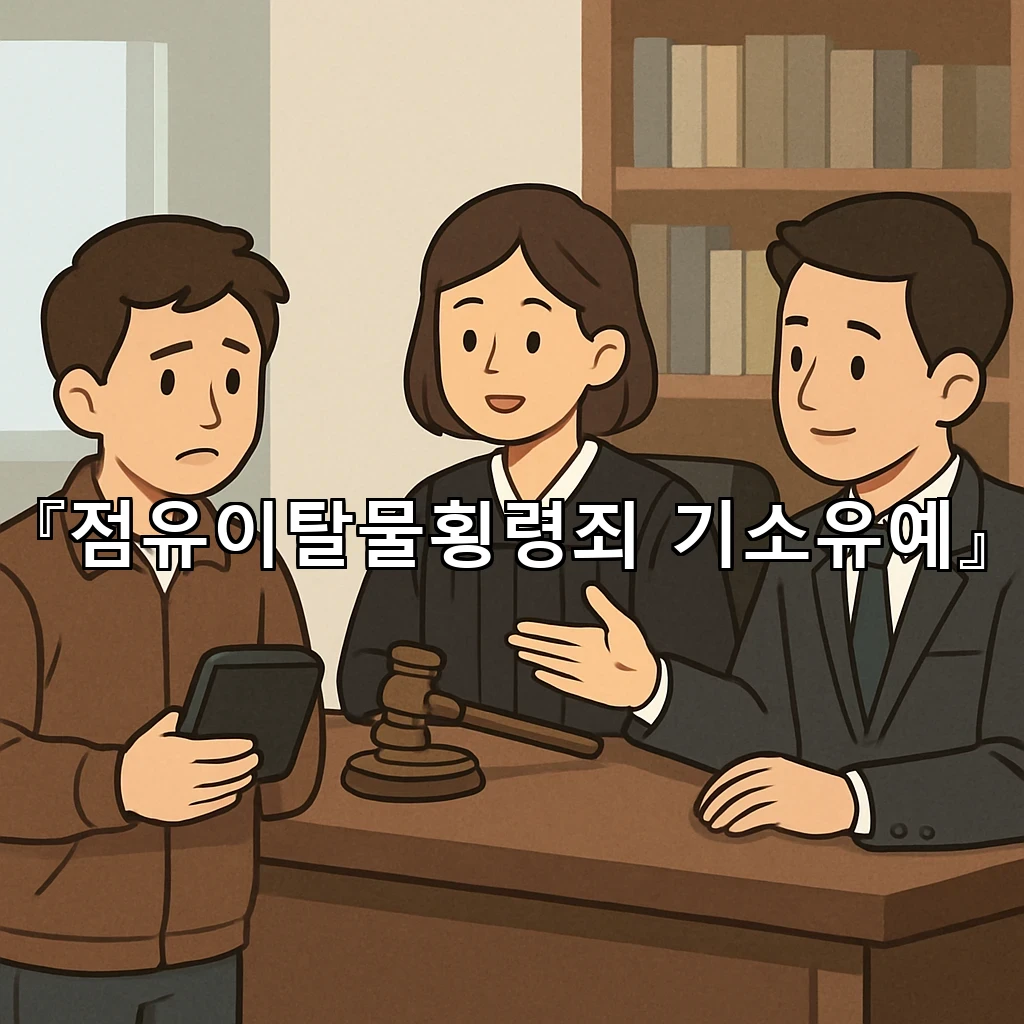 점유이탈물횡령죄기소유예 사건에서 먼저 확인할 실제 대응 흐름