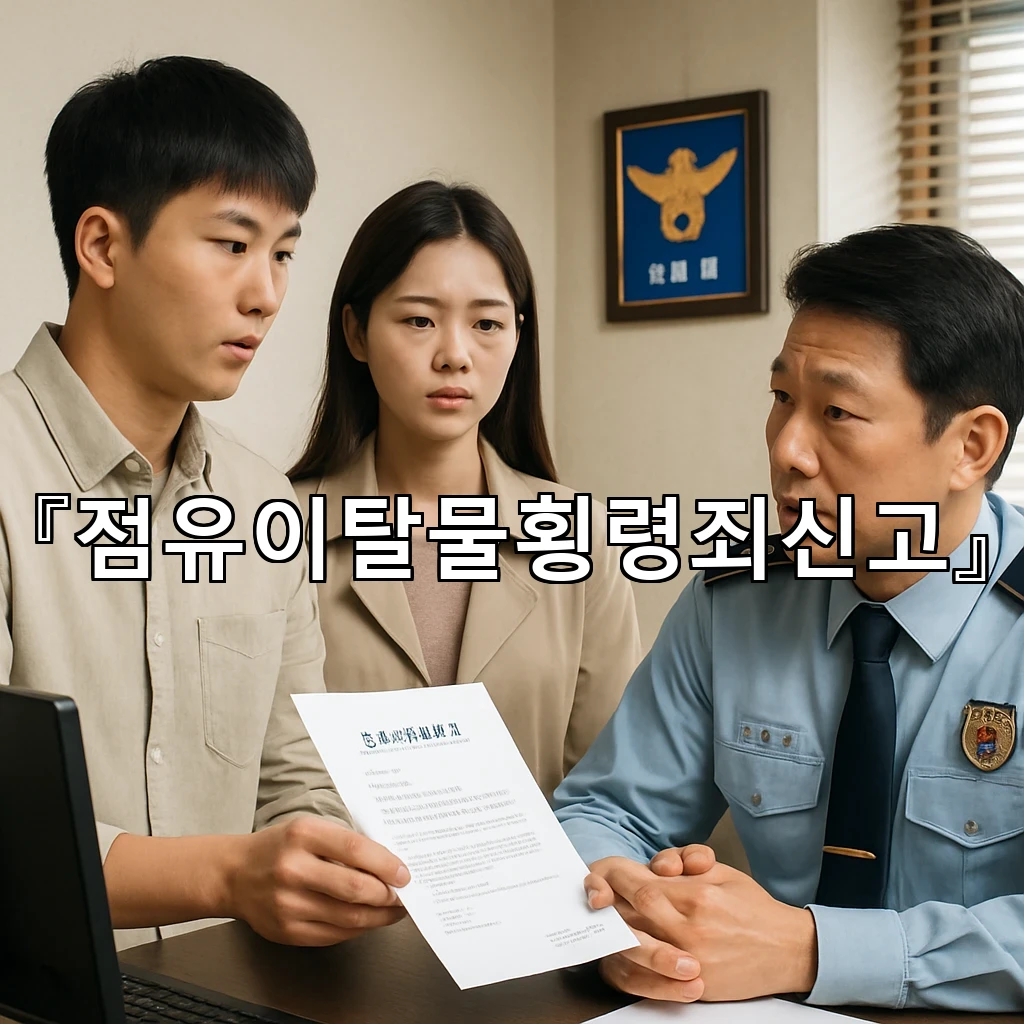 점유이탈물횡령죄신고