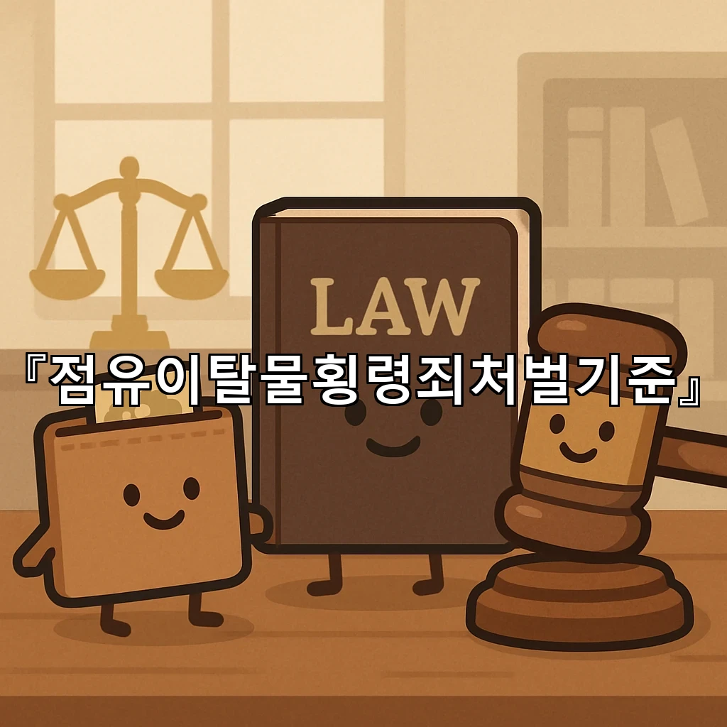 점유이탈물횡령죄처벌기준 놓치기 쉬운 판단 흐름을 먼저 살펴보기