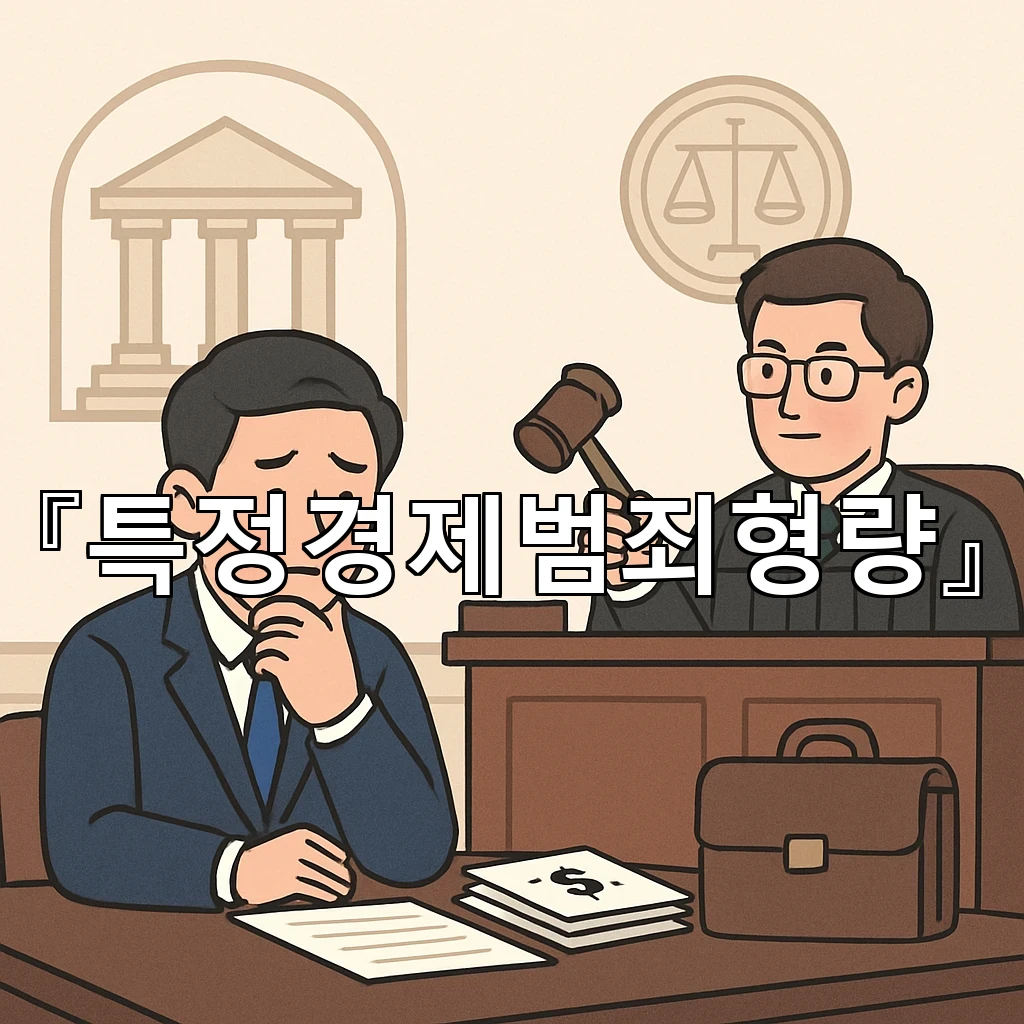 특정경제범죄형량 달라지는 이유와 사건별 접근이 필요한 순간들